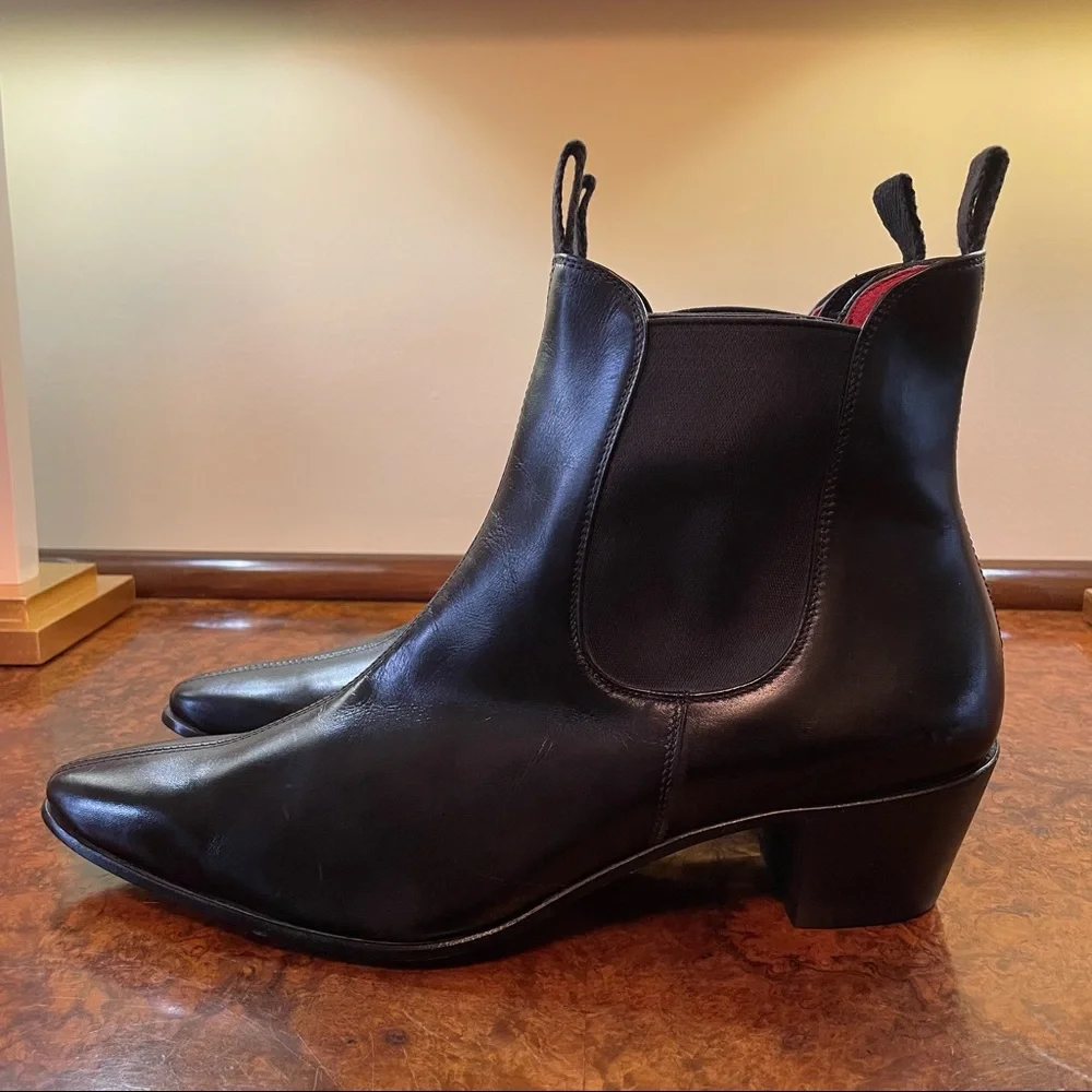 RIDER BURNS “BEATLEMANIA” ANKLE BOOTS MADE IN ITALY UNISEX SIZE EUROPEAN 45 - Picture 5 of 7